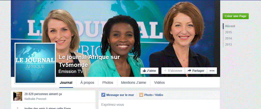 Je suis officiellement la correspondante de TV5 au Niger depuis l'été 2014.